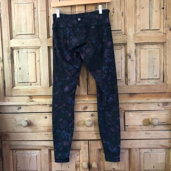 Lululemon 6 Wunder Under‎ 28" Frozen Flourish Leggings - Picture 5 of 7